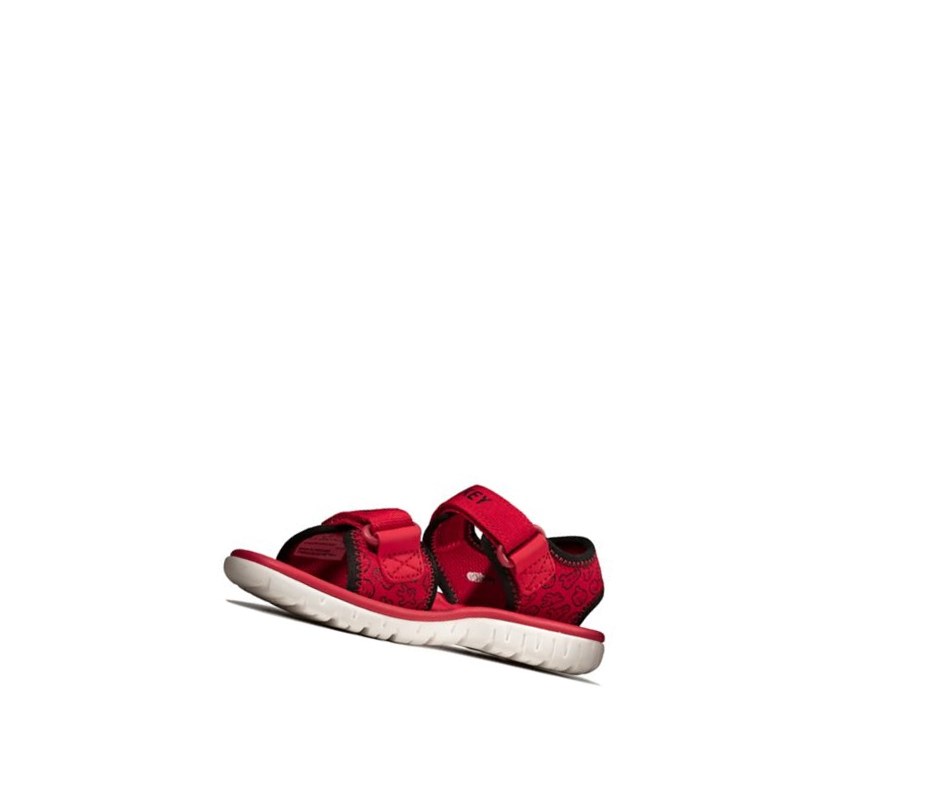 Sandales Casual Clarks Surfing Glove Fille Rouge | EMCY07954