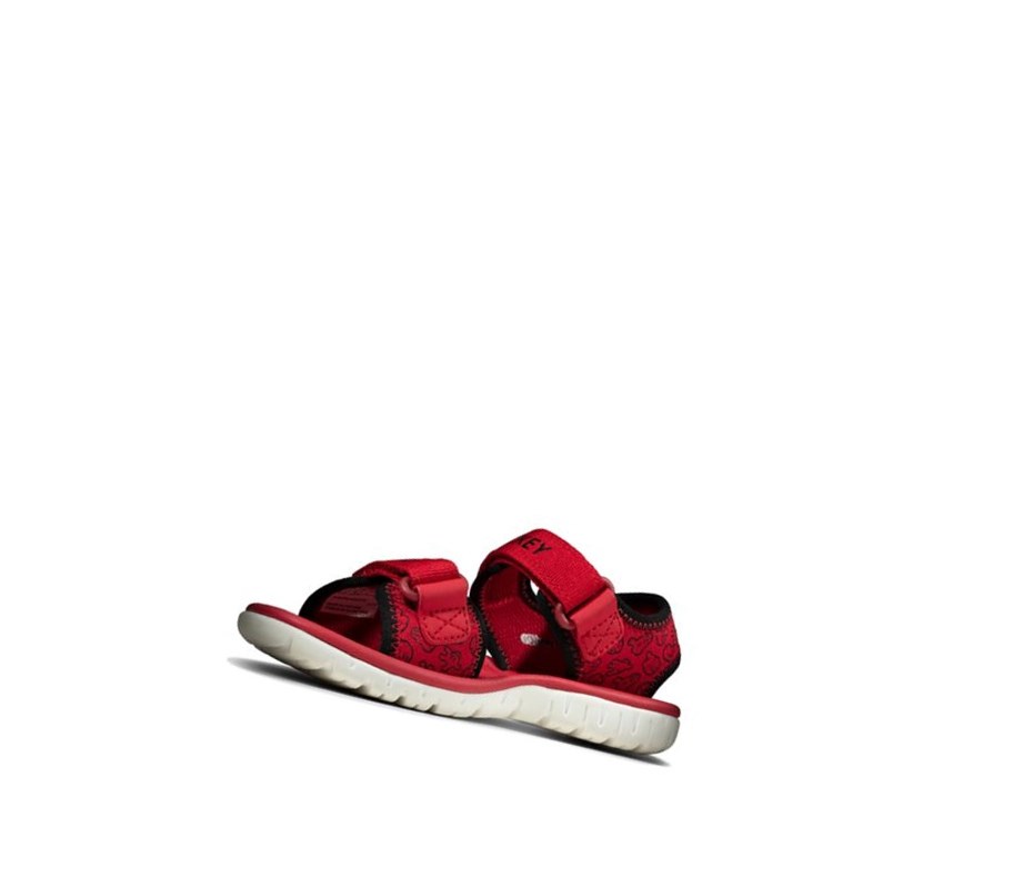 Sandales Casual Clarks Surfing Glove Fille Rouge | YQAD68502