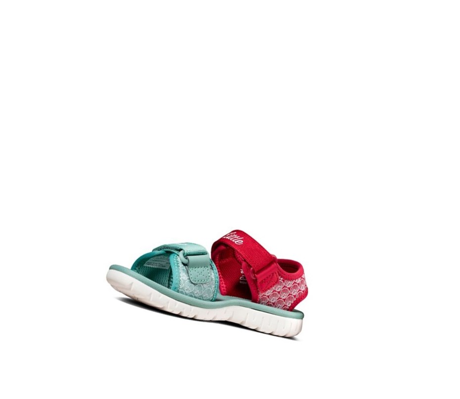 Sandales Casual Clarks Surfing Sea Fille Rouge | CQIU97463