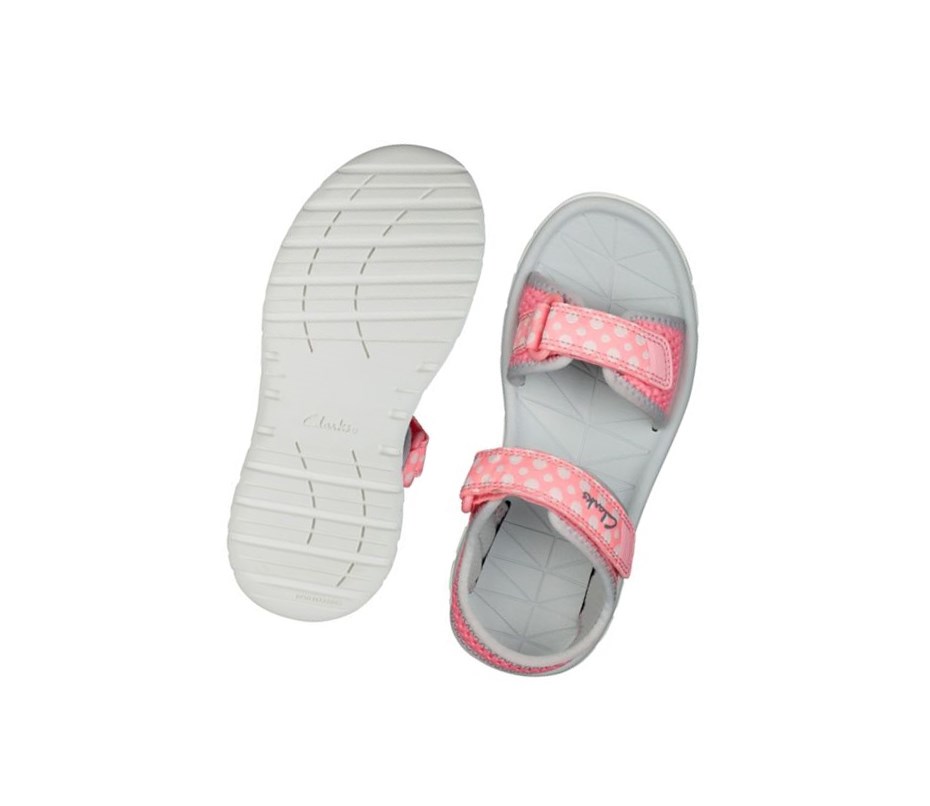 Sandales Casual Clarks Surfing Tide Fille Rose | YLZM26039