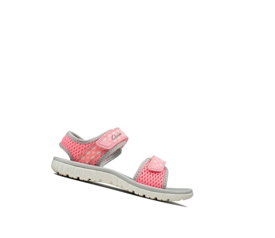 Sandales Casual Clarks Surfing Tide Fille Rose | YLZM26039