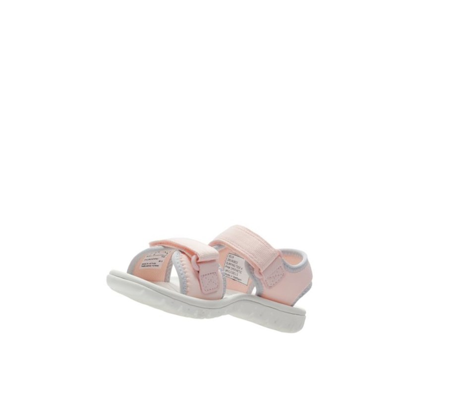 Sandales Casual Clarks Surfing Tide Synthétique Fille Rose | WLJC93071