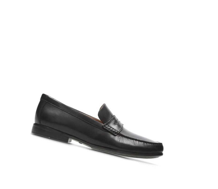 Slip On & Loafers Clarks Claude Lane Homme Noir | HZCW30196