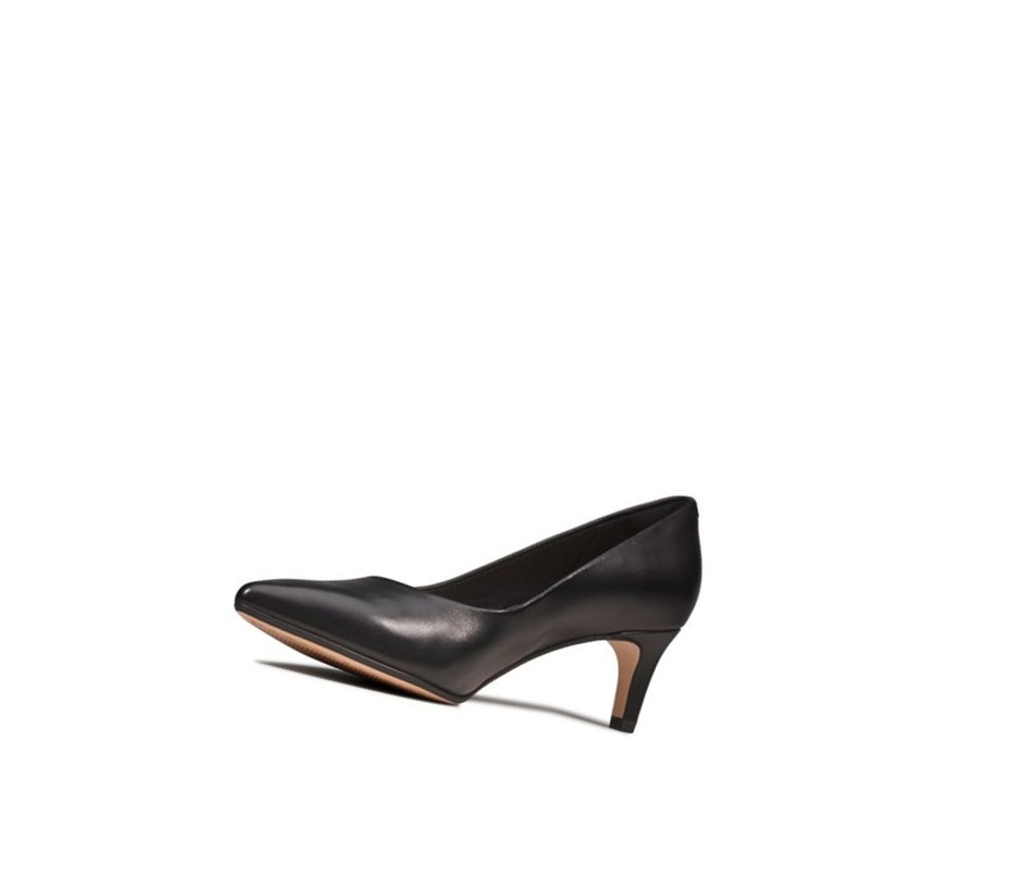 Talons Clarks Laina 55 Cuir Femme Noir | IETV46980