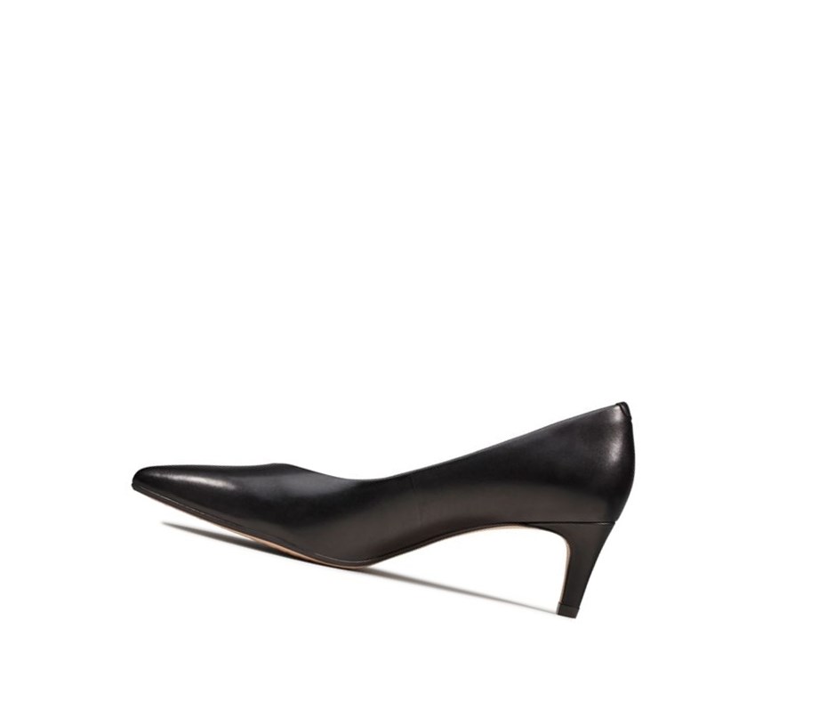 Talons Clarks Laina 55 Cuir Femme Noir | IETV46980