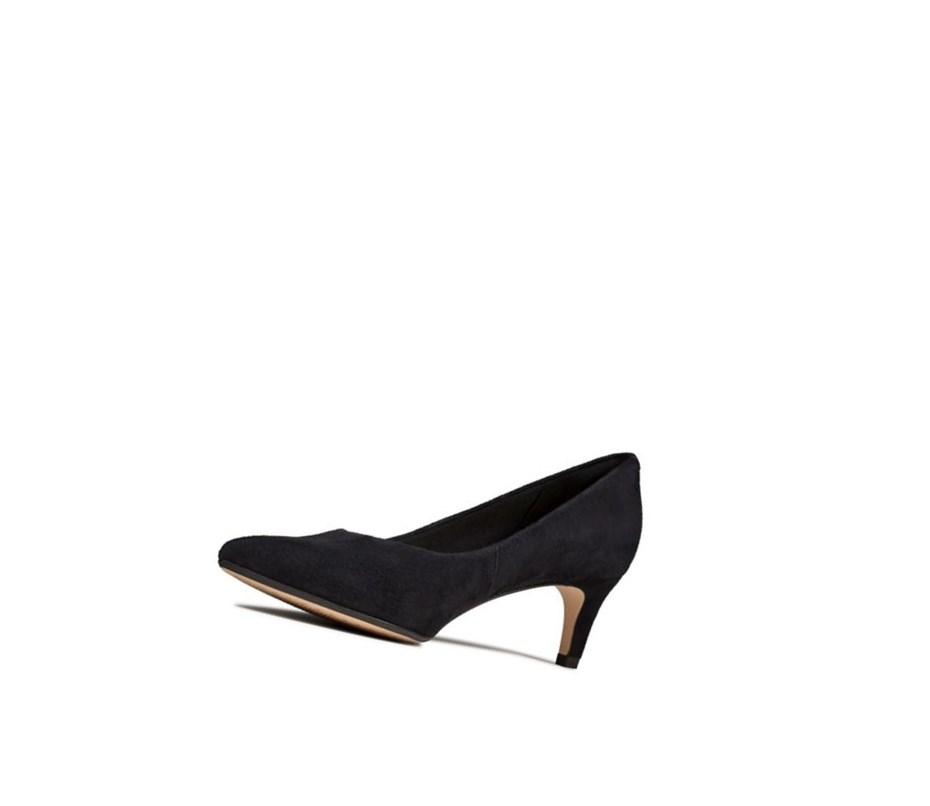 Talons Clarks Laina 55 Daim Femme Noir | DGPL13645