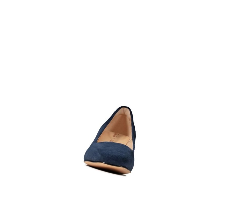 Talons Clarks Sheer Rose Daim Femme Bleu Marine | VGHZ36758