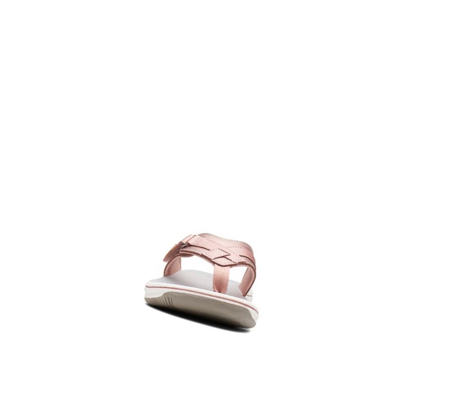 Tong Clarks Brinkley Sea Femme Rose Doré | CZAP15270