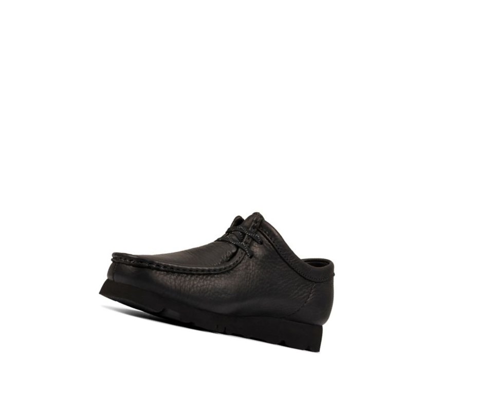 Wallabee Clarks Gore-tex Cuir Homme Noir | CHNW48072