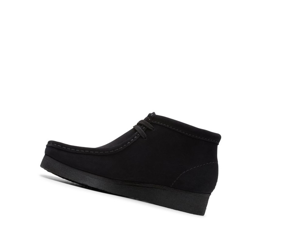 Wallabee Clarks Originale Daim Femme Noir | JSPH81406