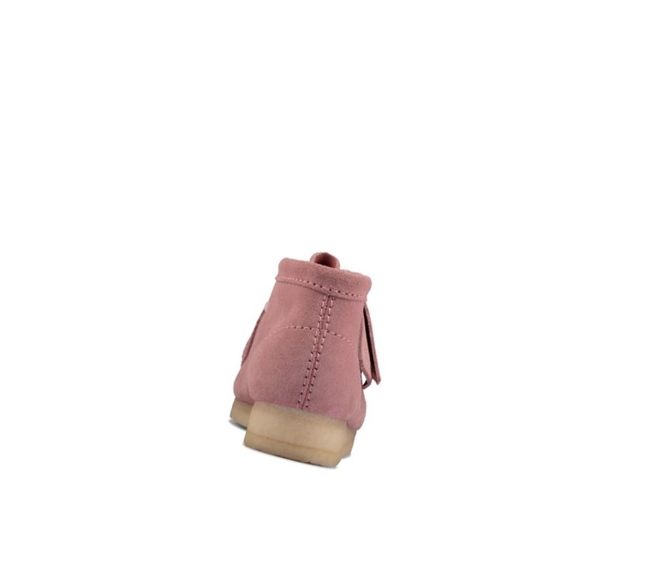 Wallabee Clarks Originale Daim Femme Rose | ZWSC78052