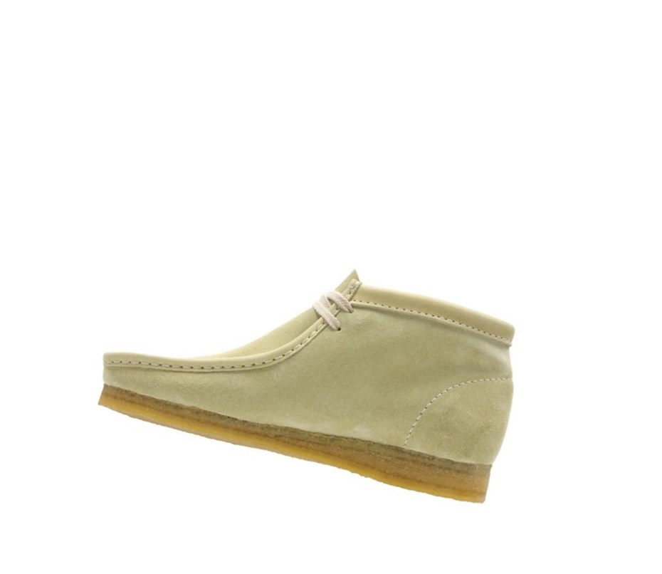 Wallabee Clarks Originale Daim Femme Vert Clair | MGUD68751