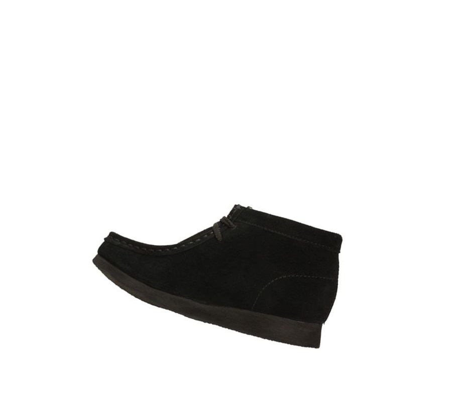 Wallabee Clarks Originale Daim Fille Noir | HNLU96572