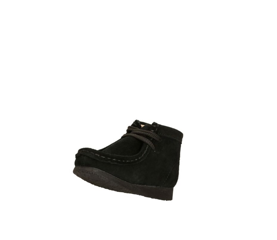 Wallabee Clarks Originale Daim Fille Noir | MLJN80942