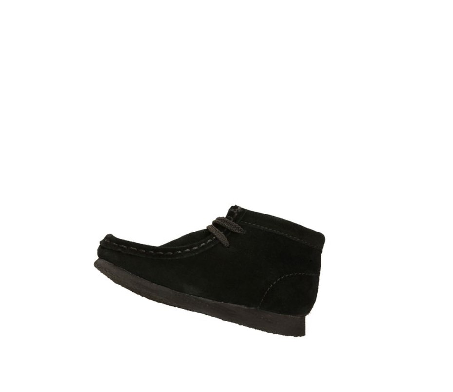 Wallabee Clarks Originale Daim Fille Noir | MLJN80942