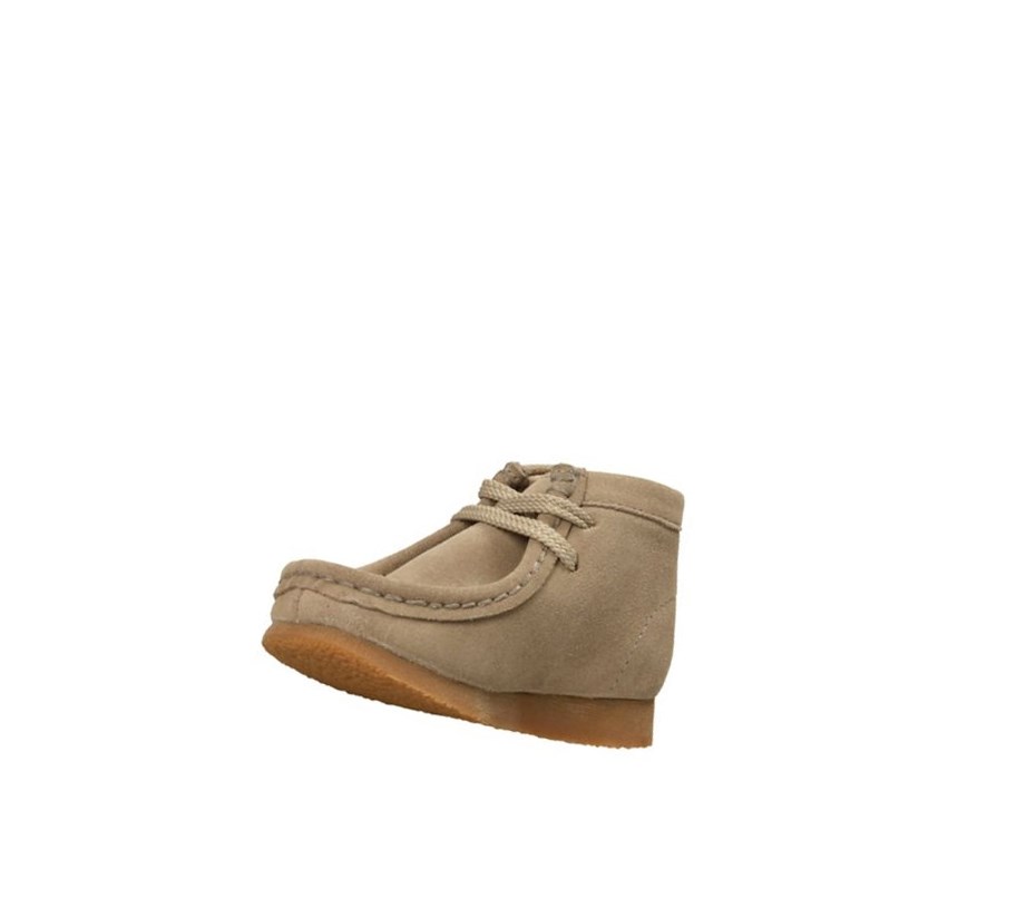 Wallabee Clarks Originale Daim Garcon Beige | QUIT26830