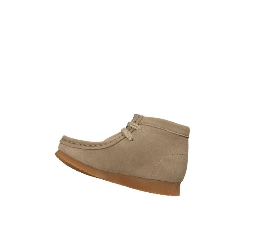 Wallabee Clarks Originale Daim Garcon Beige | QUIT26830