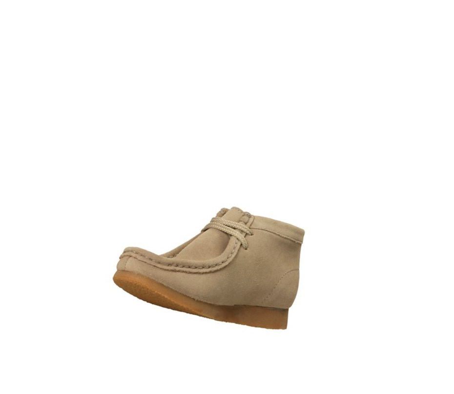 Wallabee Clarks Originale Daim Garcon Beige | RNYH67542