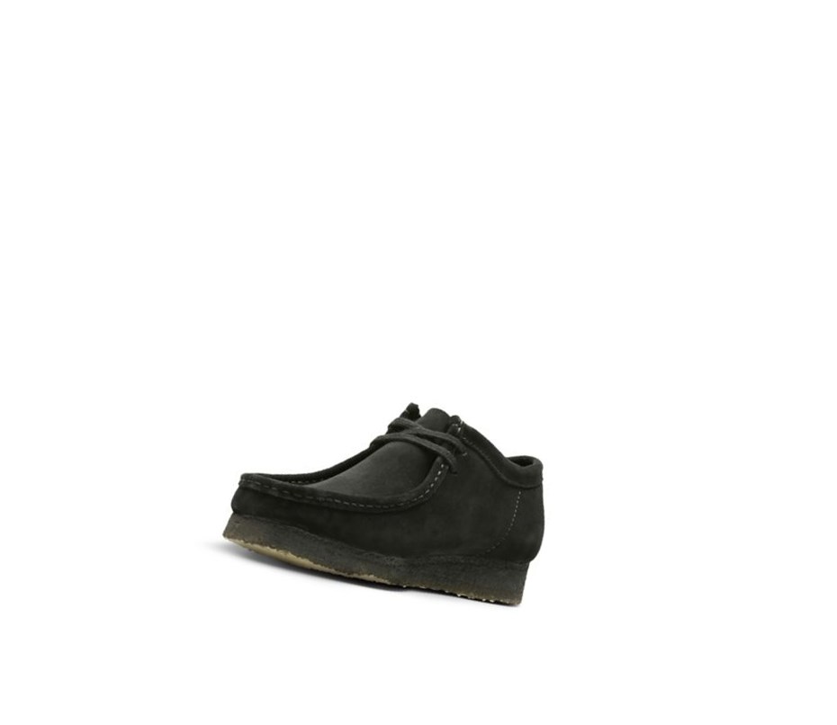 Wallabee Clarks Originale Daim Homme Noir | JPAE95403