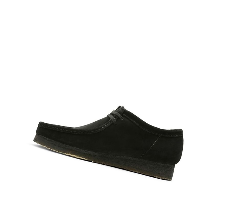 Wallabee Clarks Originale Daim Homme Noir | JPAE95403