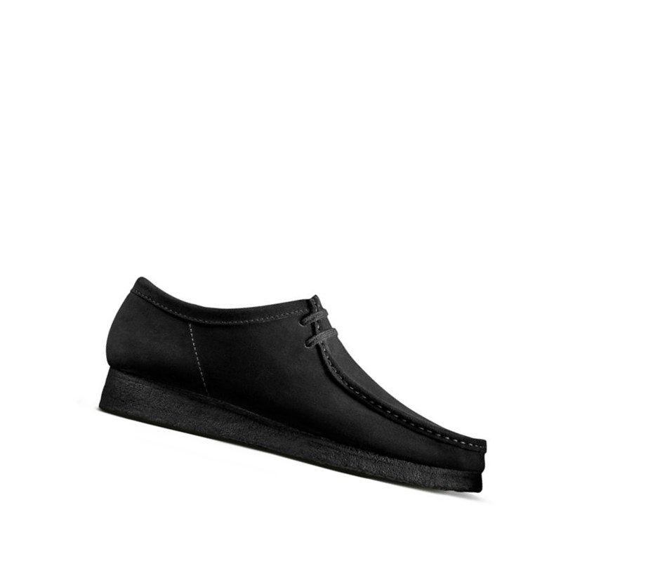 Wallabee Clarks Originale Daim Homme Noir | JPAE95403