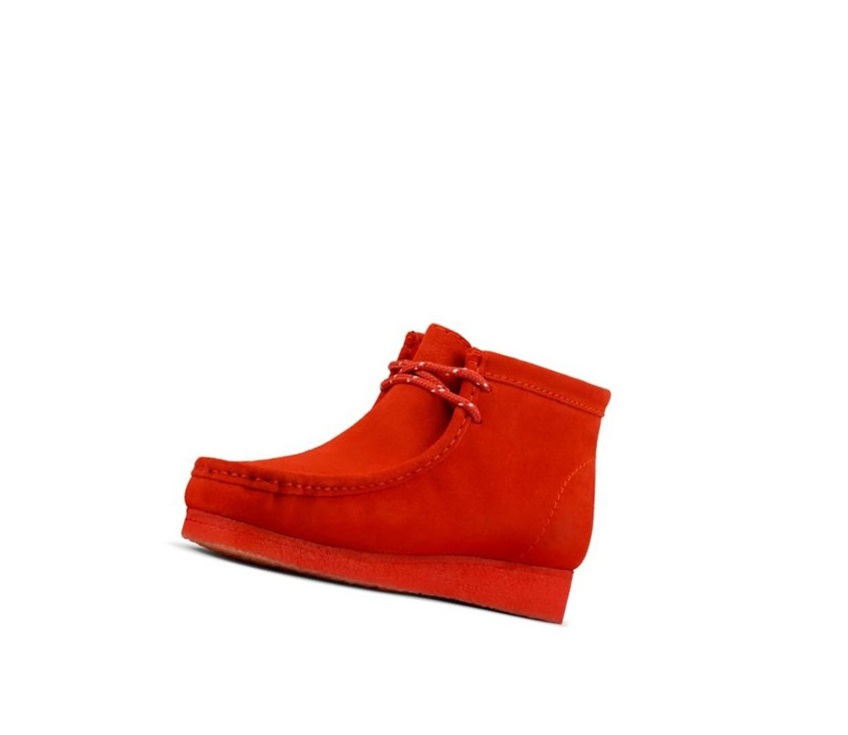 Wallabee Clarks Originale Daim Homme Rouge | HBZQ24153