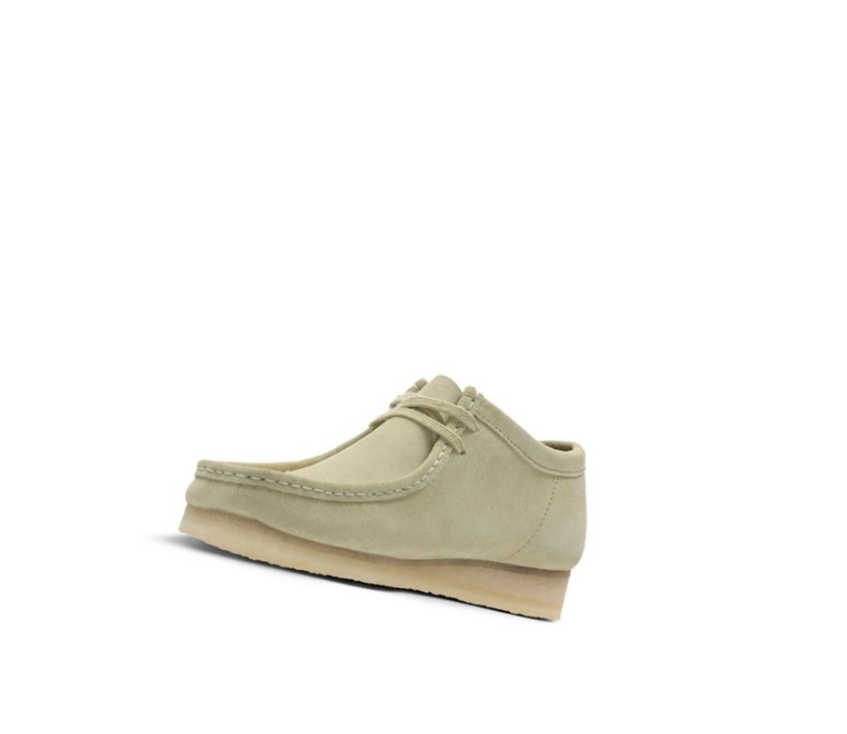 Wallabee Clarks Originale Daim Homme Vert Clair | JRVQ59834