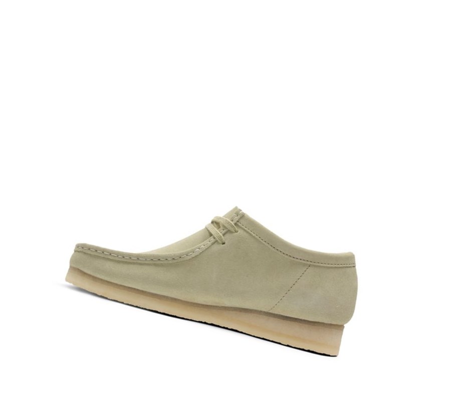 Wallabee Clarks Originale Daim Homme Vert Clair | JRVQ59834