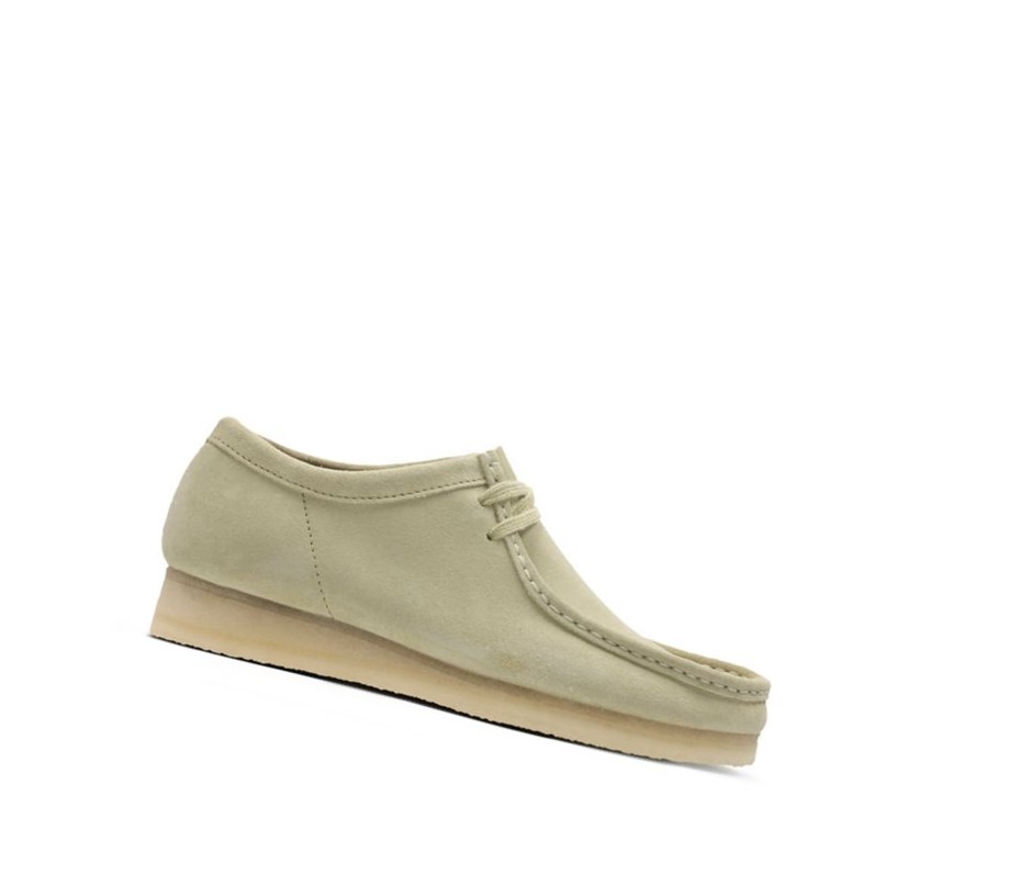 Wallabee Clarks Originale Daim Homme Vert Clair | JRVQ59834