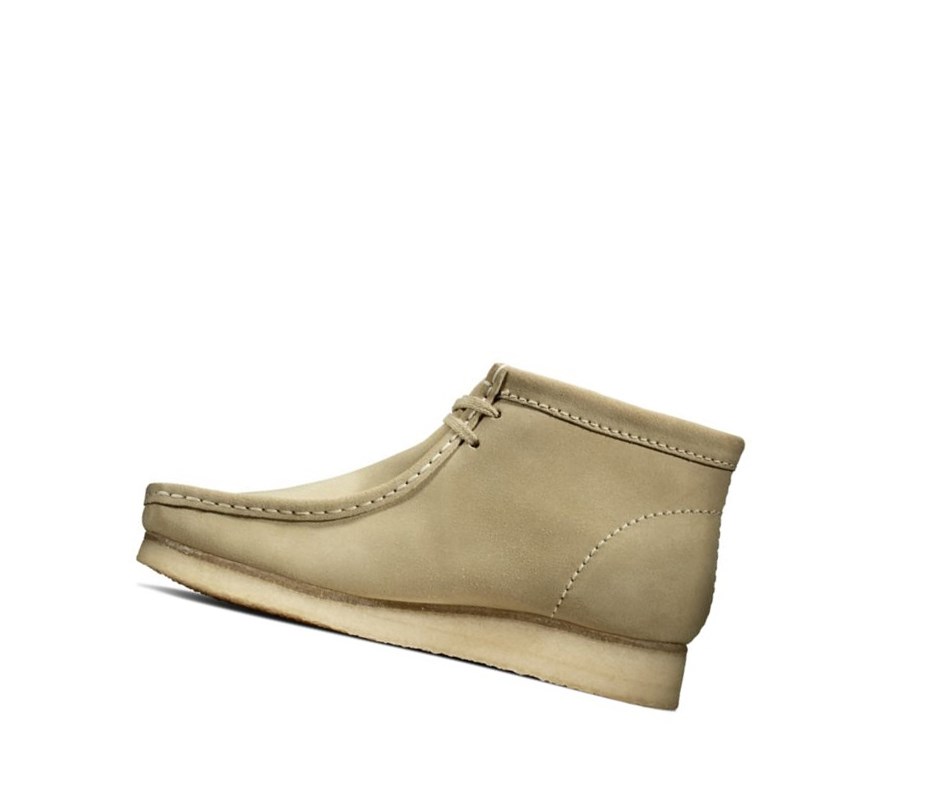 Wallabee Clarks Originale Daim Homme Vert Clair | TKCA27368