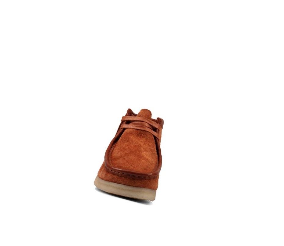 Wallabee Clarks Originale Hairy Daim Homme Marron | TWVQ80697