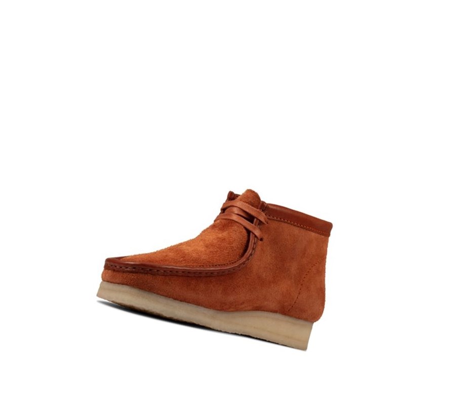 Wallabee Clarks Originale Hairy Daim Homme Marron | TWVQ80697